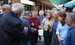 Ergani’de Belediye Eş Başkanlarından Esnafla Bir Araya Geldi