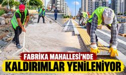 Fabrika Mahallesi’nde 25 Bin Metrekarelik Kaldırım Yenileme Çalışması
