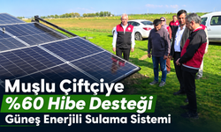 Muşlu Çiftçiye Yüzde 60 Hibe Desteğiyle Güneş Enerjili Sulama Sistemi
