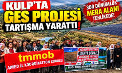 Kulp’ta GES Projesi Tartışma Yarattı! 300 Dönümlük Mera Alanı Tehlikede