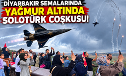 Yağmura Aldırmadılar! Diyarbakır Semalarında SOLOTÜRK Coşkusu