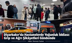 Diyarbakır’da Hastanelerde Yoğunluk İddiası: Grip ve Ağrı Şikâyetleri Gündemde
