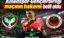 Amedspor-Gençlerbirliği maçının hakemi belli oldu