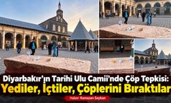 Diyarbakır’ın Tarihi Ulu Camii’nde Çöp Tepkisi