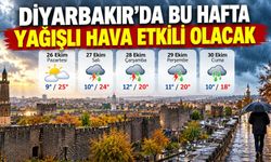 Diyarbakır’da Bu Hafta Yağışlı Hava Etkili Olmadı Bekleniyor