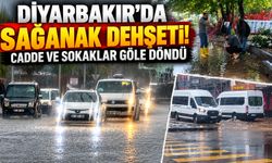 Diyarbakır’da Sağanak Yağış Hayatı Felç Etti!