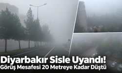 Diyarbakır Sisle Uyandı! Görüş Mesafesi 20 Metreye Kadar Düştü