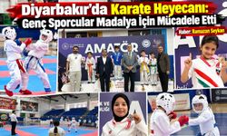 Diyarbakır’da Karate Heyecanı: Genç Sporcular Madalya İçin Mücadele Etti