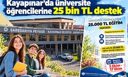 Kayapınar’da üniversite öğrencilerine 25 bin TL destek