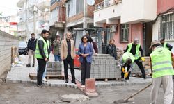 Kayapınar Kuça Bölgesi’nde 17 Bin Metrekarelik Yol Çalışması