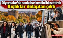 Diyarbakır’da sonbahar kendini hissettirdi: Kışlıklar dolaptan çıktı