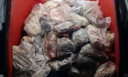 Diyarbakır’da Araçtan 820 Kilo Menşei Belirsiz İçyağı ve Sakatat Çıktı
