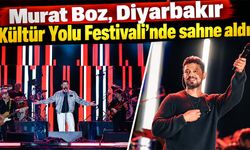 Murat Boz, Diyarbakır Kültür Yolu Festivali’nde sahne aldı