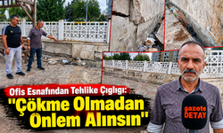 Ofis Esnafından Tehlike Çığlığı: "Çökme Olmadan Önlem Alınsın"