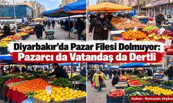 Diyarbakır’da Pazar Filesi Dolmuyor: Pazarcı da Vatandaş da Dertli