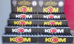 Polisin durdurduğu tırda 97 ruhsatsız tabanca ele geçirildi