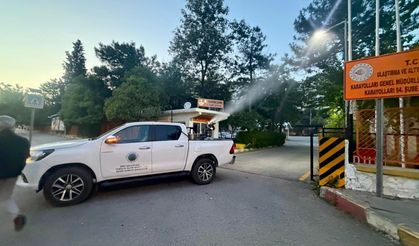 Siirt'te sivrisinek ve keneye karşı ilaçlama
