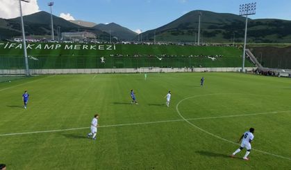 Erzurumspor FK hazırlık maçında Çaykur Rizespor ile berabere kaldı