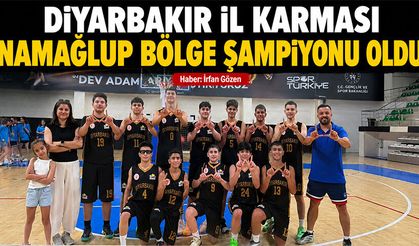 Diyarbakır İl Karması namağlup Bölge Şampiyonu oldu