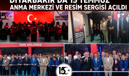 Diyarbakır'da 15 Temmuz Anma Merkezi ve Resim Sergisi Açıldı