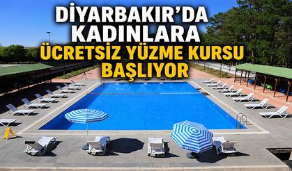 Diyarbakır'da Kadınlara Ücretsiz Yüzme Kursu Başlıyor