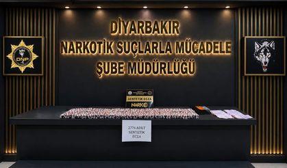 Diyarbakır'da 5 bin 400 kök Hint keneviri ele geçirildi