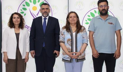 GGC Yönetiminden DEM Parti Diyarbakır İl Başkanlığı’na Ziyaret