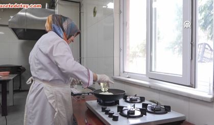 Vezirköprü’de kaz otu gözlemesi ninelerin tarifiyle yaşatılıyor