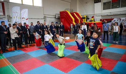 Diyarbakır’da okul öncesi çocuklar oyun ve atölyelerde buluştu