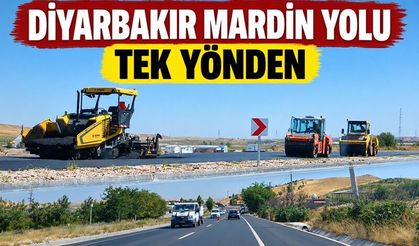 Diyarbakır - Mardin Karayolunda Ulaşım Tek Yönden Sağlanıyor