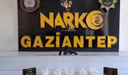 3 kilo 50 gram sentetik uyuşturucu ele geçirildi