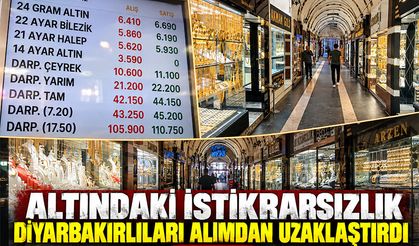Altındaki İstikrarsızlık Diyarbakırlıları Alımdan Uzaklaştırdı
