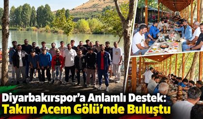 Diyarbakırspor’a Anlamlı Destek: Takım Acem Gölü’nde Buluştu