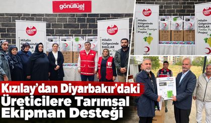 Kızılay’dan Diyarbakır’da Ekipman Desteği