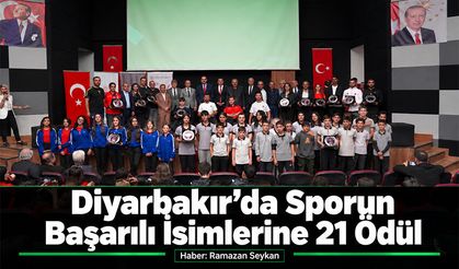 Diyarbakır’da Sporun Başarılı İsimlerine 21 Ödül