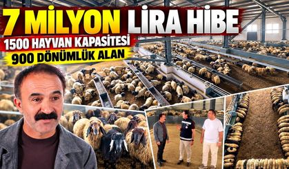 Yokluk içinde başlayan hayat modern hayvancılık tesisine uzandı