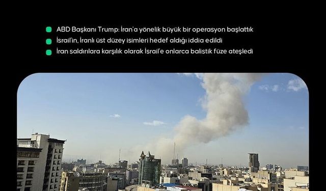 ABD ve İsrail, İran’a saldırı başlattı.İsrail’de sirenler çalıyor