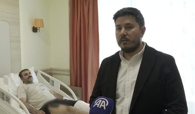 Mühendisin tohum makinesine kaptırdığı bacağı, mikrocerrahiyle kesilmekten kurtarıldı