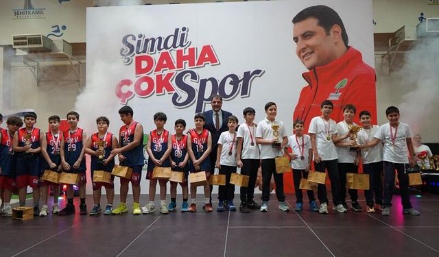Gaziantep'te sportif müsabakaları ödül töreni gerçekleşti