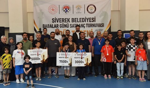 Babalar Günü Satranç Turnuvası sona erdi