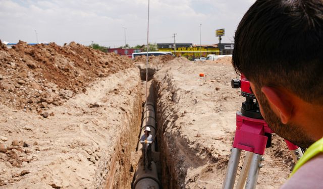 Dönümlü Mahallesi’nin yağmur suyu hattını tamamlanıyor
