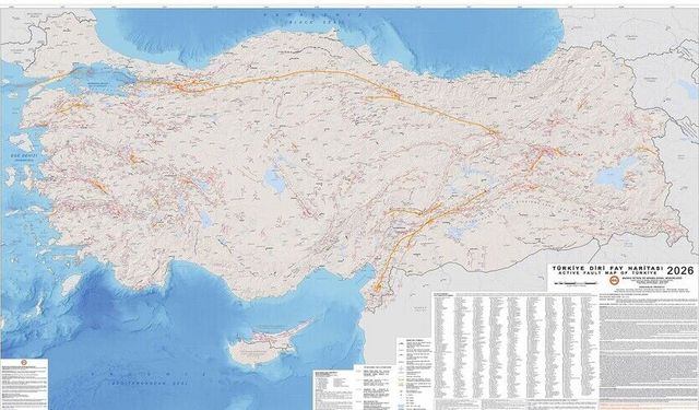 MTA'nın "Türkiye Diri Fay Haritası" 13 yıl sonra güncellendi