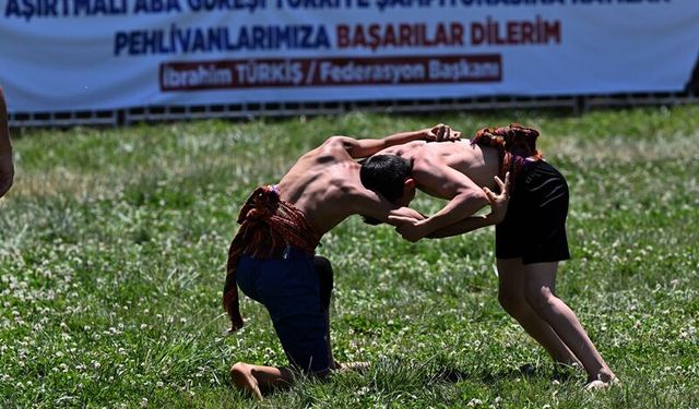 Aşırtmalı Aba Güreşi Türkiye Şampiyonası  Gaziantep'te başladı