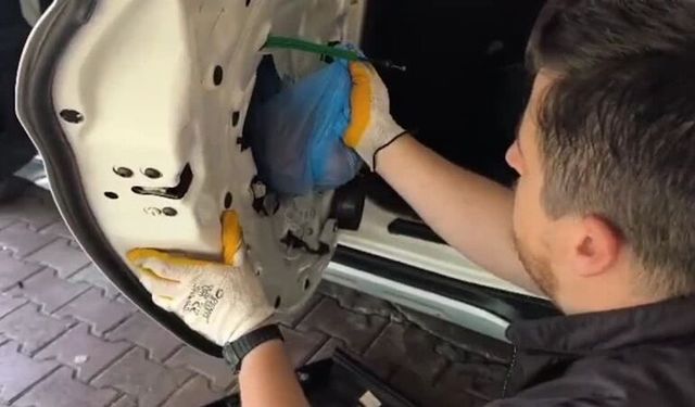 Otomobilde 6 kilo 250 gram sentetik uyuşturucu ele geçirildi