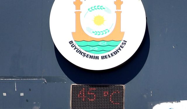 Şanlıurfa'da  Bugün termometreler 45 dereceyi gösterdi