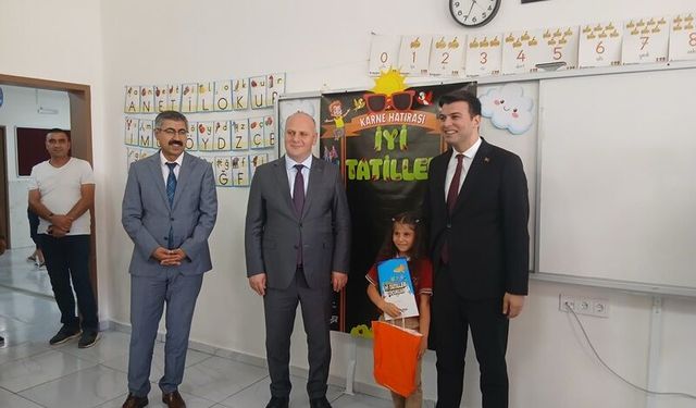 Diyarbakır Vali Yardımcısı Batuhan Taşgın Miniklerin Karne Heyecanına Ortak Oldu