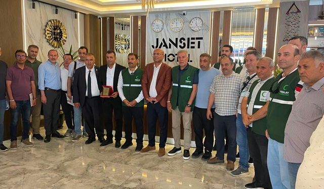 Yeşilay şanlıurfa Şubesi basın mensuplarıyla bir araya geldi