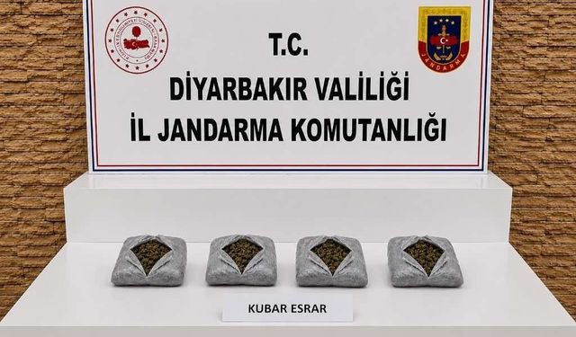Diyarbakır'da Jandarmadan Uyuşturucu Operasyonu: Binlerce Hap ve Kilolarca Esrar Ele Geçirildi