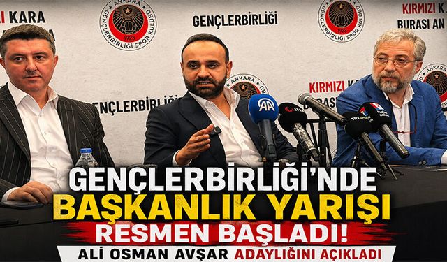Gençlerbirliği'nde Başkanlık Yarışı Resmen Başladı! Ali Osman Avşar Adaylığını Açıkladı