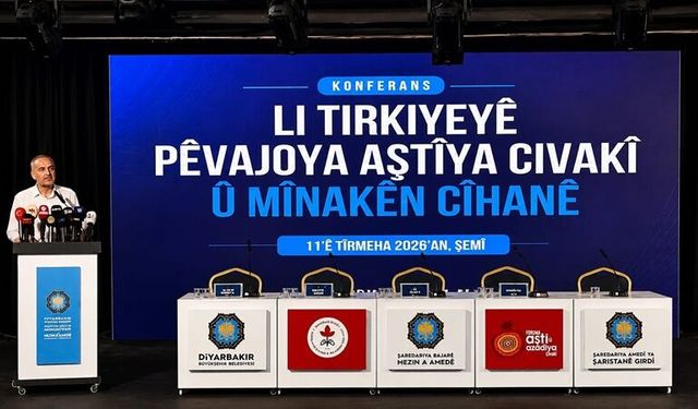 Diyarbakır’da Düzenlenen Konferansta 'Barış Süreci Raporu' Tanıtıldı